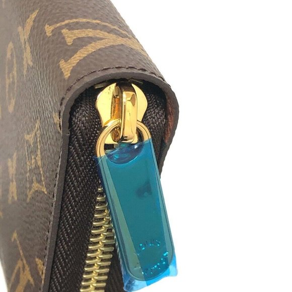 Authentic LOUIS VUITTON Monogram Zippy wallet Zip Around Long Wallet Brown - Picture 10 of 14